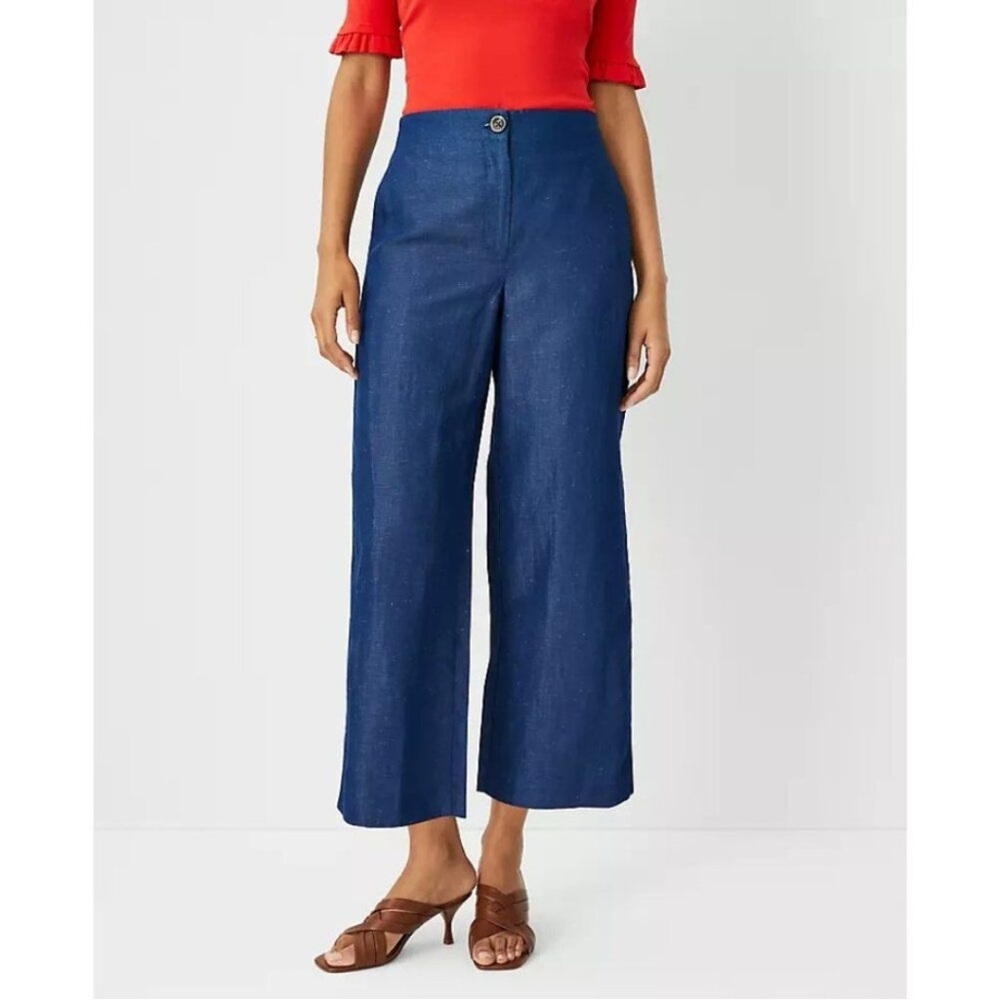 NWT Ann Taylor Wide Leg Cropped Pants